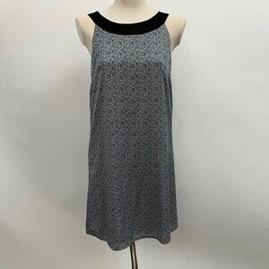 H & M Women's Dress 8 Black White Multicolor Sleeveless